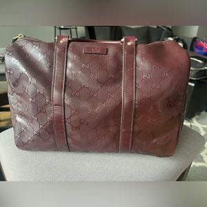 Gucci Merlot Joy Boston Bag
